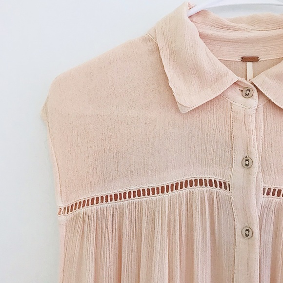 FREE PEOPLE Pretty Cozy Maxi Ecru Dress - Picture 8 of 16